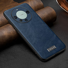 Handyhülle Hülle Luxus Leder Schutzhülle LD1 für Huawei Mate 60 Pro Blau