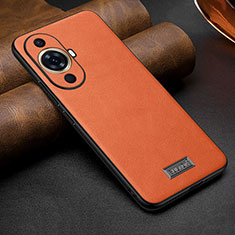 Handyhülle Hülle Luxus Leder Schutzhülle LD1 für Huawei Nova 11 Pro Orange