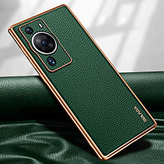 Handyhülle Hülle Luxus Leder Schutzhülle LD1 für Huawei P60 Grün
