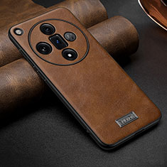 Handyhülle Hülle Luxus Leder Schutzhülle LD1 für Oppo Find X7 5G Braun