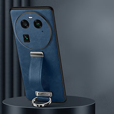 Handyhülle Hülle Luxus Leder Schutzhülle LD2 für Oppo Find X6 5G Blau