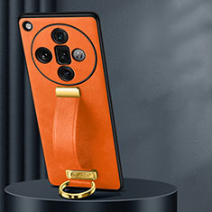 Handyhülle Hülle Luxus Leder Schutzhülle LD2 für Oppo Find X7 Ultra 5G Orange