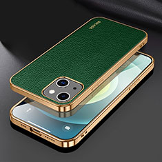 Handyhülle Hülle Luxus Leder Schutzhülle LD3 für Apple iPhone 14 Plus Grün