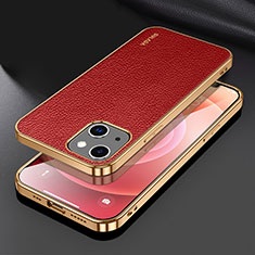 Handyhülle Hülle Luxus Leder Schutzhülle LD3 für Apple iPhone 14 Plus Rot