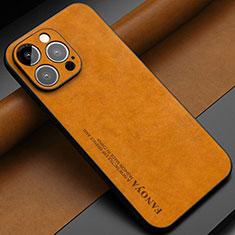 Handyhülle Hülle Luxus Leder Schutzhülle LS1 für Apple iPhone 12 Pro Braun
