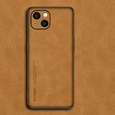 Handyhülle Hülle Luxus Leder Schutzhülle LS1 für Apple iPhone 14 Plus Braun