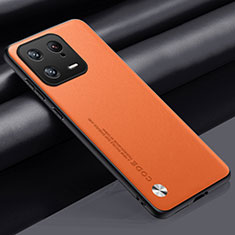 Handyhülle Hülle Luxus Leder Schutzhülle LS1 für Xiaomi Mi 13 Pro 5G Orange
