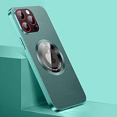 Handyhülle Hülle Luxus Leder Schutzhülle mit Mag-Safe Magnetic Magnetisch für Apple iPhone 12 Pro Max Grün
