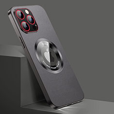 Handyhülle Hülle Luxus Leder Schutzhülle mit Mag-Safe Magnetic Magnetisch für Apple iPhone 14 Pro Schwarz