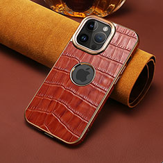 Handyhülle Hülle Luxus Leder Schutzhülle MT3 für Apple iPhone 14 Pro Max Rot