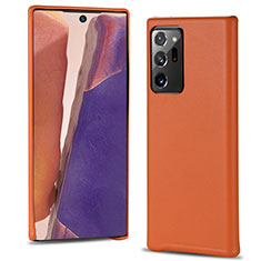 Handyhülle Hülle Luxus Leder Schutzhülle N02 für Samsung Galaxy Note 20 Ultra 5G Orange