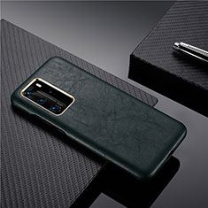 Handyhülle Hülle Luxus Leder Schutzhülle N05 für Huawei P40 Pro Nachtgrün