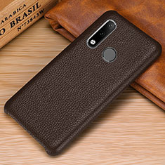 Handyhülle Hülle Luxus Leder Schutzhülle P01 für Huawei P30 Lite Braun