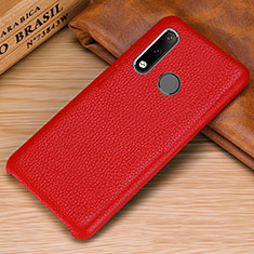 Handyhülle Hülle Luxus Leder Schutzhülle P01 für Huawei P30 Lite Rot