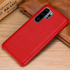 Handyhülle Hülle Luxus Leder Schutzhülle P01 für Huawei P30 Pro New Edition Rot