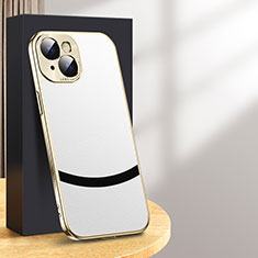 Handyhülle Hülle Luxus Leder Schutzhülle PD2 für Apple iPhone 14 Plus Weiß