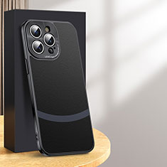 Handyhülle Hülle Luxus Leder Schutzhülle PD2 für Apple iPhone 15 Pro Schwarz