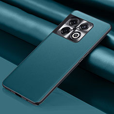 Handyhülle Hülle Luxus Leder Schutzhülle QK1 für OnePlus 10 Pro 5G Cyan