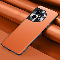 Handyhülle Hülle Luxus Leder Schutzhülle QK1 für OnePlus 11R 5G Orange