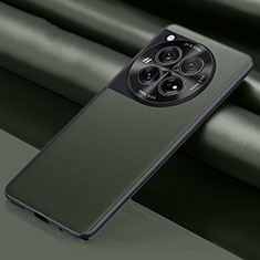Handyhülle Hülle Luxus Leder Schutzhülle QK1 für OnePlus 12 5G Grün