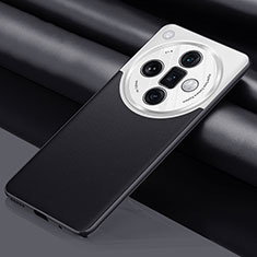 Handyhülle Hülle Luxus Leder Schutzhülle QK1 für Oppo Find X7 Ultra 5G Schwarz