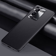 Handyhülle Hülle Luxus Leder Schutzhülle QK1 für Vivo V25 Pro 5G Schwarz