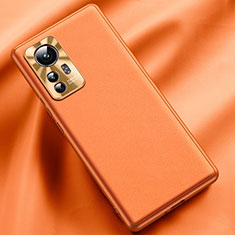 Handyhülle Hülle Luxus Leder Schutzhülle QK1 für Xiaomi Mi 12T Pro 5G Orange