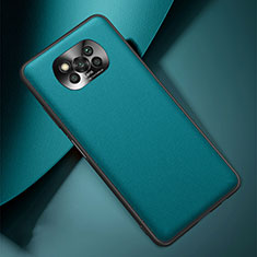 Handyhülle Hülle Luxus Leder Schutzhülle QK2 für Xiaomi Poco X3 NFC Grün