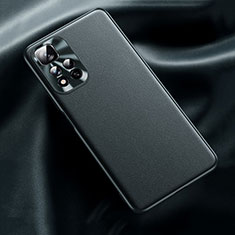 Handyhülle Hülle Luxus Leder Schutzhülle QK2 für Xiaomi Redmi Note 11 Pro+ Plus 5G Schwarz