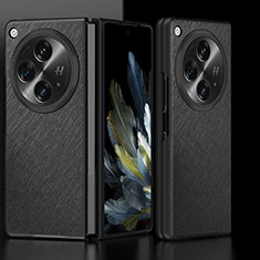 Handyhülle Hülle Luxus Leder Schutzhülle QK4 für OnePlus Open 5G Schwarz