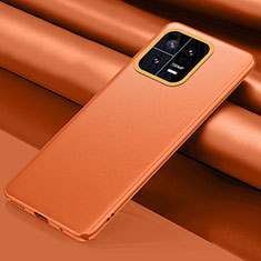 Handyhülle Hülle Luxus Leder Schutzhülle QK4 für Xiaomi Mi 13 Pro 5G Orange