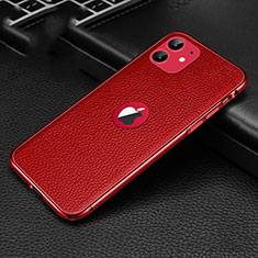 Handyhülle Hülle Luxus Leder Schutzhülle R01 für Apple iPhone 11 Rot