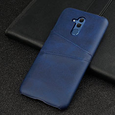Handyhülle Hülle Luxus Leder Schutzhülle R01 für Huawei Mate 20 Lite Blau
