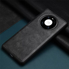 Handyhülle Hülle Luxus Leder Schutzhülle R01 für Huawei Mate 40E 5G Schwarz