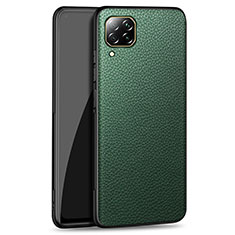 Handyhülle Hülle Luxus Leder Schutzhülle R01 für Huawei Nova 6 SE Grün