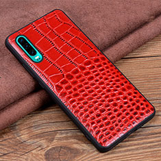 Handyhülle Hülle Luxus Leder Schutzhülle R01 für Huawei P30 Rot