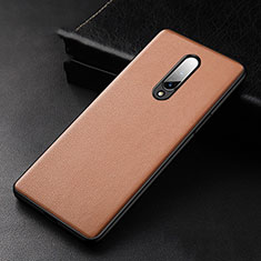 Handyhülle Hülle Luxus Leder Schutzhülle R01 für OnePlus 8 Orange