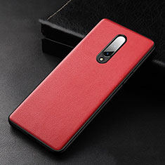 Handyhülle Hülle Luxus Leder Schutzhülle R01 für OnePlus 8 Rot