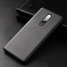 Handyhülle Hülle Luxus Leder Schutzhülle R01 für OnePlus 8 Schwarz