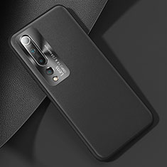 Handyhülle Hülle Luxus Leder Schutzhülle R01 für Xiaomi Mi 10 Schwarz