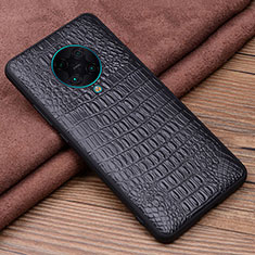 Handyhülle Hülle Luxus Leder Schutzhülle R01 für Xiaomi Redmi K30 Pro Zoom Schwarz