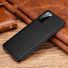 Handyhülle Hülle Luxus Leder Schutzhülle R02 für Huawei Honor V30 5G Schwarz