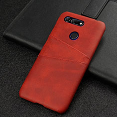 Handyhülle Hülle Luxus Leder Schutzhülle R02 für Huawei Honor View 20 Rot