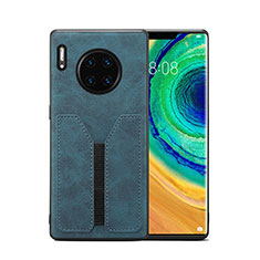 Handyhülle Hülle Luxus Leder Schutzhülle R02 für Huawei Mate 30 Blau