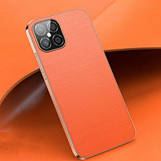 Handyhülle Hülle Luxus Leder Schutzhülle R02 für Huawei Nova 8 SE 5G Orange