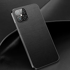 Handyhülle Hülle Luxus Leder Schutzhülle R02 für Huawei Nova 8 SE 5G Schwarz