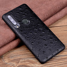 Handyhülle Hülle Luxus Leder Schutzhülle R02 für Huawei P Smart+ Plus (2019) Schwarz