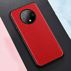 Handyhülle Hülle Luxus Leder Schutzhülle R02 für OnePlus 7T Rot
