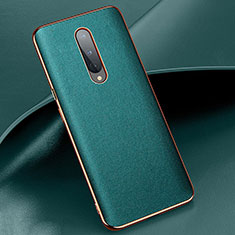 Handyhülle Hülle Luxus Leder Schutzhülle R02 für OnePlus 8 Grün