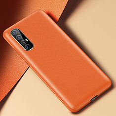 Handyhülle Hülle Luxus Leder Schutzhülle R02 für Oppo Find X2 Neo Orange